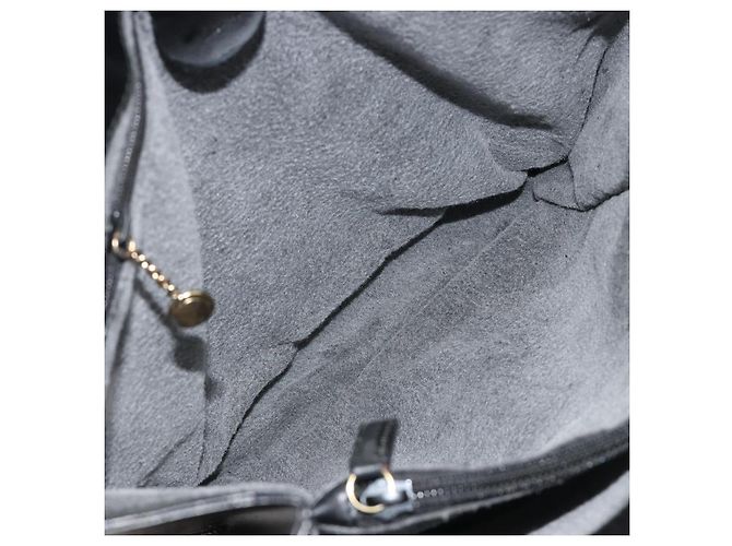 Borsa Tote GUCCI in pelle nera e oro 002 2046 0332 Auth 186559 Nero D'oro - vista 16