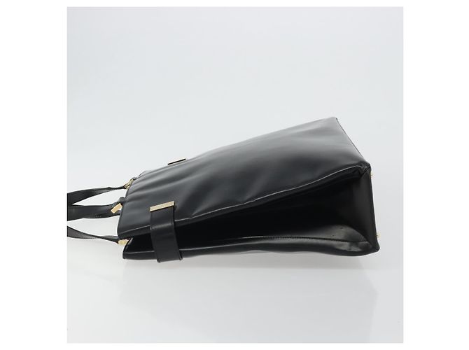 Borsa Tote GUCCI in pelle nera e oro 002 2046 0332 Auth 186559 Nero D'oro - vista 5