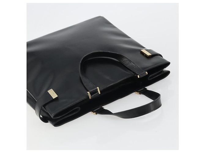 Borsa Tote GUCCI in pelle nera e oro 002 2046 0332 Auth 186559 Nero D'oro - vista 6
