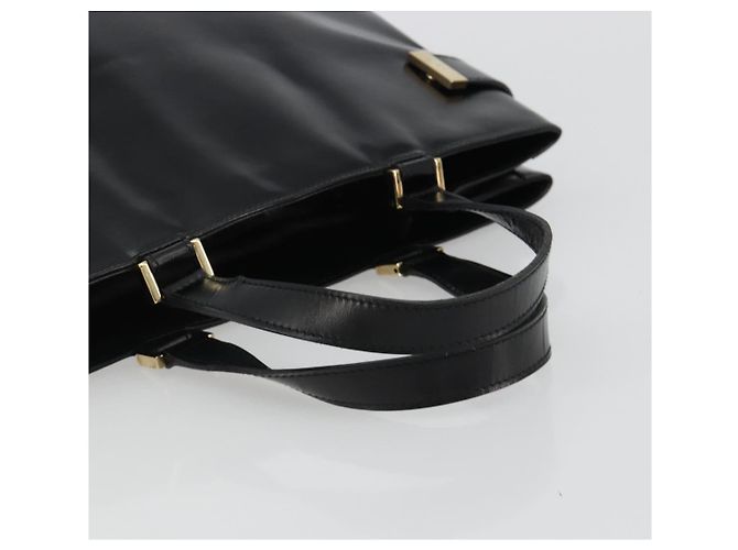 Borsa Tote GUCCI in pelle nera e oro 002 2046 0332 Auth 186559 Nero D'oro - vista 7