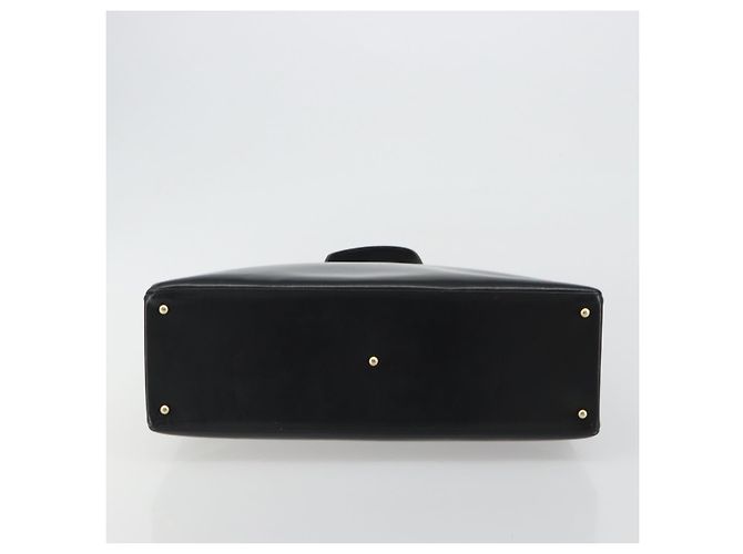 Borsa Tote GUCCI in pelle nera e oro 002 2046 0332 Auth 186559 Nero D'oro - vista 9