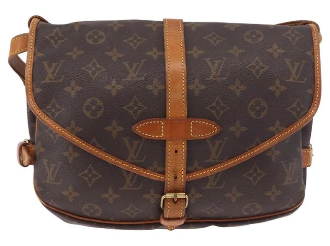 LOUIS VUITTON Borsa a Spalla Monogram Saumur 30 M42256 LV Auth 188083A Monogramma - vista 13