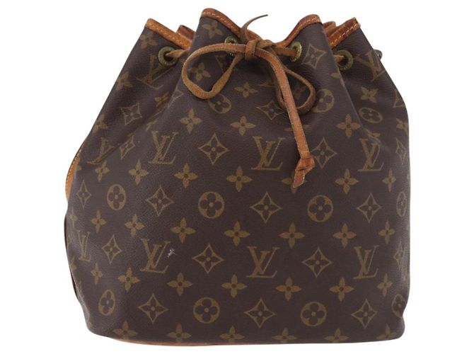 LOUIS VUITTON Borsa a Spalla Monogram Petit Noe M42226 LV Auth 189162 Monogramma - vista 13