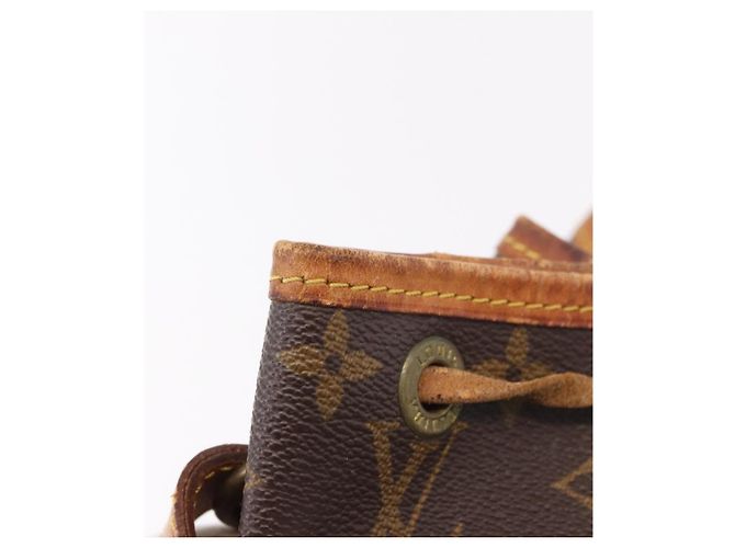 LOUIS VUITTON Borsa a Spalla Monogram Petit Noe M42226 LV Auth 189162 Monogramma - vista 9