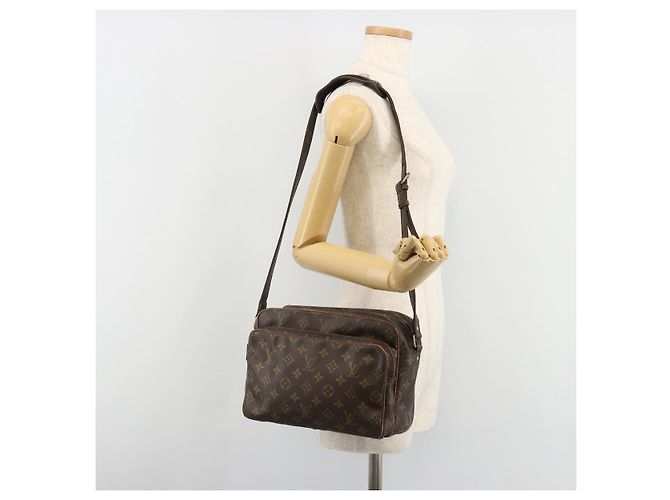 LOUIS VUITTON Borsa a Spalla Monogram Nile M45244 LV Auth 187880 Monogramma - vista 21