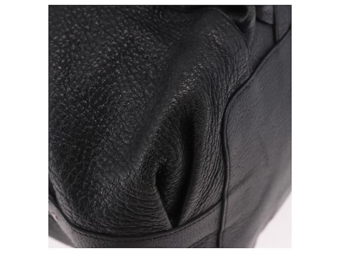 Borsa Salvatore Ferragamo in pelle nera argento ka4979 Nero - vista 16