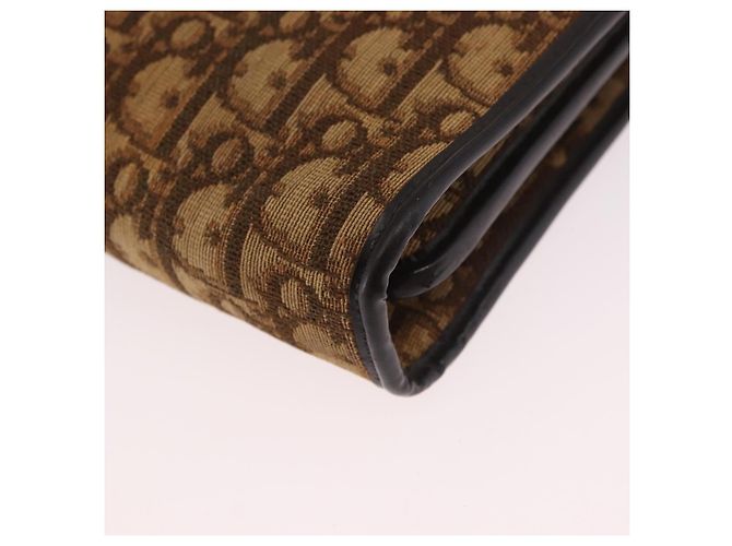 Borsa Christian Dior Trotter Beige Oro Auth 189192 D'oro - vista 15