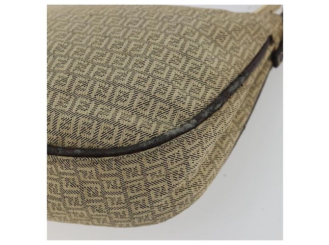 FENDI Zucchino Canvas Hand Pouch Beige Gold Authentisch 188611A Golden - Ansicht 16