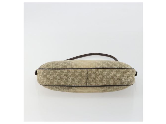 FENDI Zucchino Canvas Hand Pouch Beige Gold Authentisch 188611A Golden - Ansicht 5