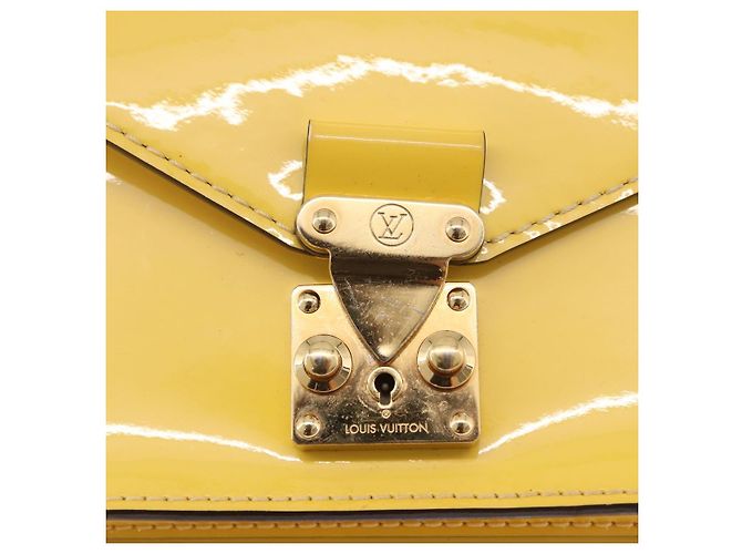 LOUIS VUITTON Borsa Monogram Vernis Monceau BB 2way Gialla LV Auth 190117A Giallo - vista 20