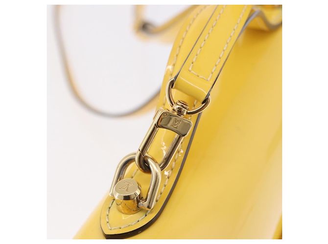 LOUIS VUITTON Borsa Monogram Vernis Monceau BB 2way Gialla LV Auth 190117A Giallo - vista 21