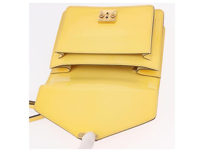 LOUIS VUITTON Borsa Monogram Vernis Monceau BB 2way Gialla LV Auth 190117A Giallo - vista 22