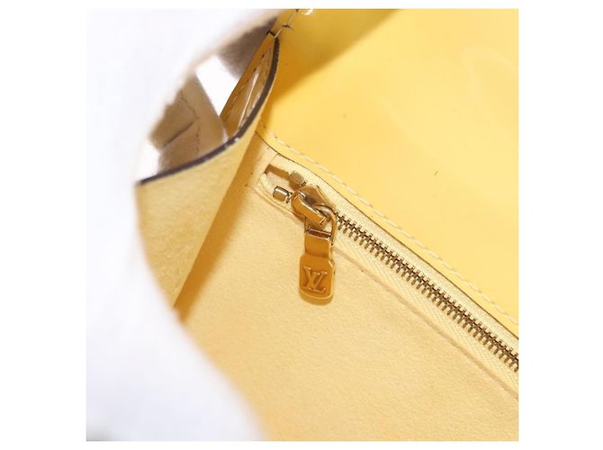 LOUIS VUITTON Borsa Monogram Vernis Monceau BB 2way Gialla LV Auth 190117A Giallo - vista 25