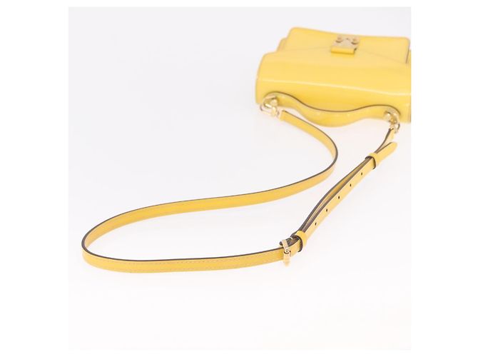LOUIS VUITTON Borsa Monogram Vernis Monceau BB 2way Gialla LV Auth 190117A Giallo - vista 9
