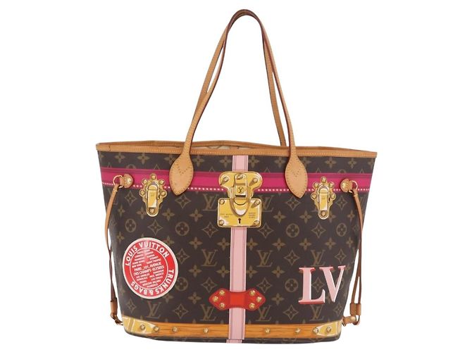 Borsa LOUIS VUITTON Summer Trunk Collection Neverfull MM M41390 LV Auth 189826SV Monogramma - vista 13