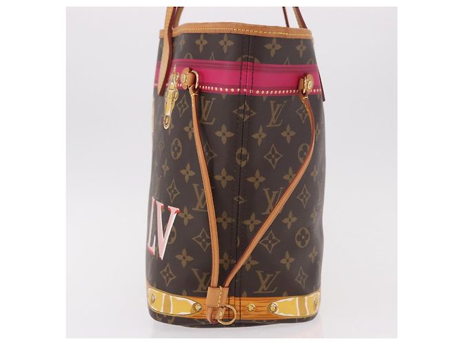 Borsa LOUIS VUITTON Summer Trunk Collection Neverfull MM M41390 LV Auth 189826SV Monogramma - vista 3