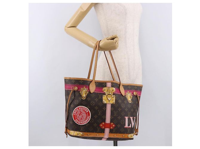 Borsa LOUIS VUITTON Summer Trunk Collection Neverfull MM M41390 LV Auth 189826SV Monogramma - vista 37