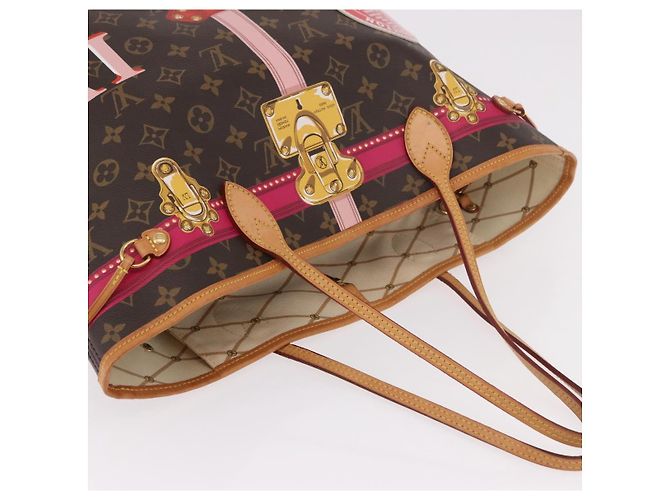 Borsa LOUIS VUITTON Summer Trunk Collection Neverfull MM M41390 LV Auth 189826SV Monogramma - vista 6