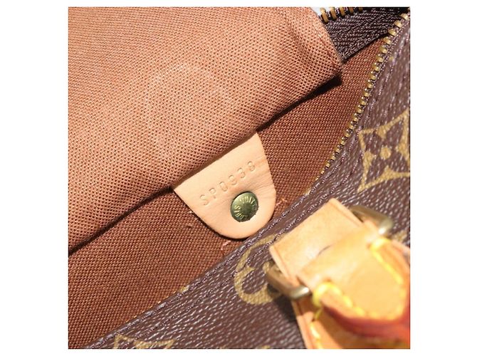 LOUIS VUITTON Borsa Monogram Speedy 25 M41528 LV Auth am12008A Monogramma - vista 12