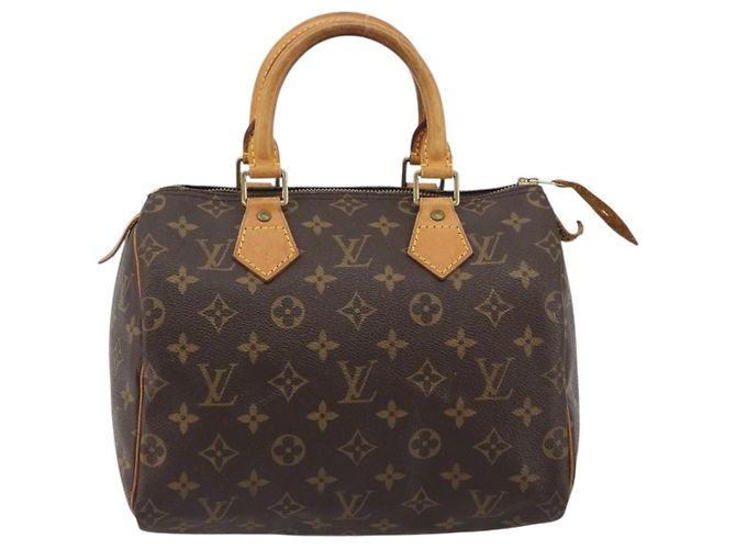 LOUIS VUITTON Borsa Monogram Speedy 25 M41528 LV Auth am12008A Monogramma - vista 13