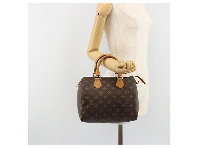 LOUIS VUITTON Borsa Monogram Speedy 25 M41528 LV Auth am12008A Monogramma - vista 22