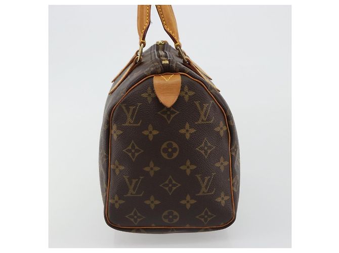LOUIS VUITTON Borsa Monogram Speedy 25 M41528 LV Auth am12008A Monogramma - vista 3