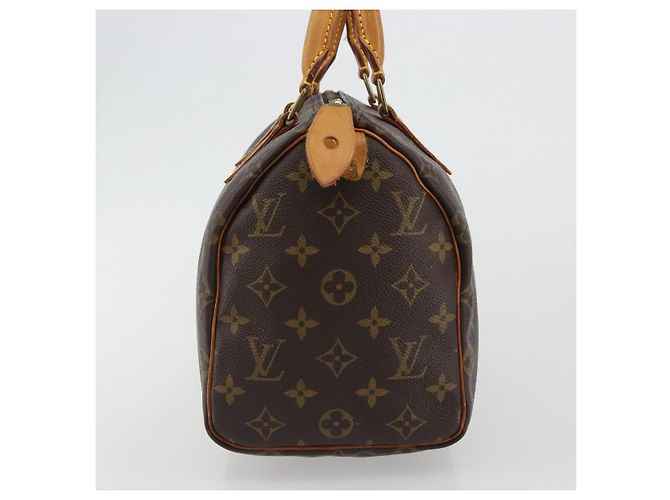 LOUIS VUITTON Borsa Monogram Speedy 25 M41528 LV Auth am12008A Monogramma - vista 4