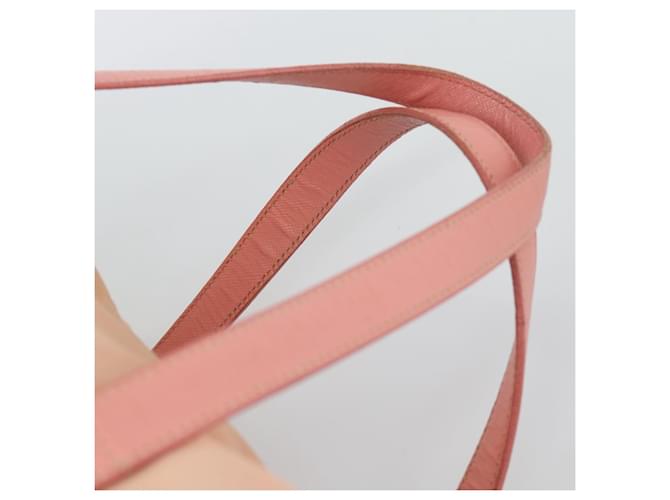 Borsa PRADA Nylon Rosa Argento Auth 189599 - vista 14