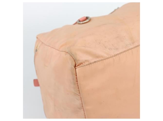 Borsa PRADA Nylon Rosa Argento Auth 189599 - vista 16
