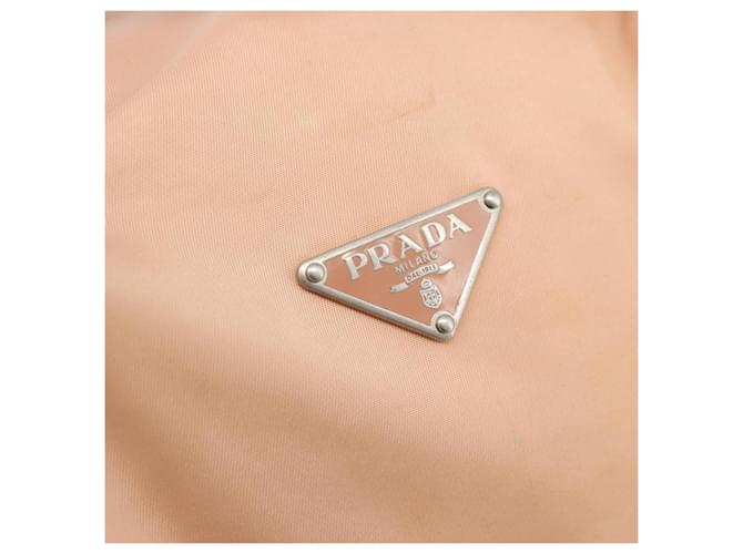 Borsa PRADA Nylon Rosa Argento Auth 189599 - vista 19