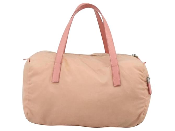 Borsa PRADA Nylon Rosa Argento Auth 189599 - vista 2