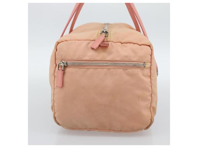 Borsa PRADA Nylon Rosa Argento Auth 189599 - vista 3