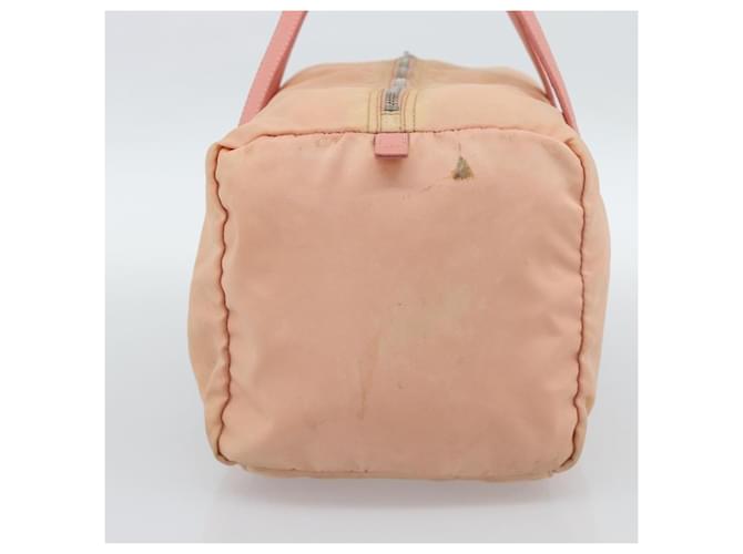 Borsa PRADA Nylon Rosa Argento Auth 189599 - vista 4