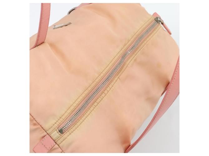Borsa PRADA Nylon Rosa Argento Auth 189599 - vista 6