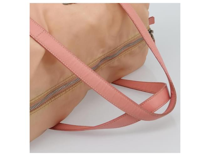 Borsa PRADA Nylon Rosa Argento Auth 189599 - vista 7