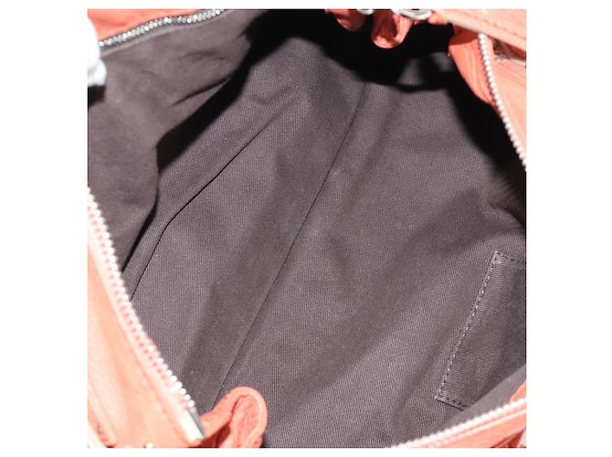 Chloé Borsa a mano Chloe Paddington in pelle Arancione Oro Argento Autentica am12020SAM D'oro - vista 19