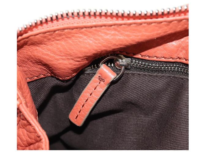 Chloé Borsa a mano Chloe Paddington in pelle Arancione Oro Argento Autentica am12020SAM D'oro - vista 22