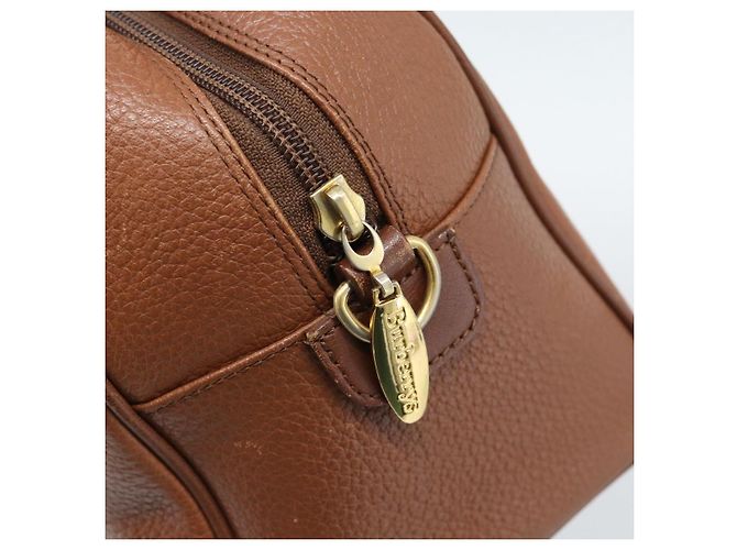Borsa Burberry in pelle marrone oro Auth ep15010 D'oro - vista 10