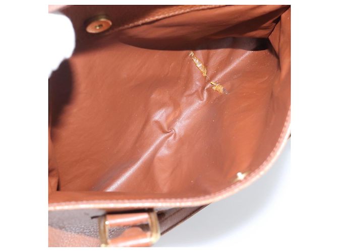 Borsa Burberry in pelle marrone oro Auth ep15010 D'oro - vista 12