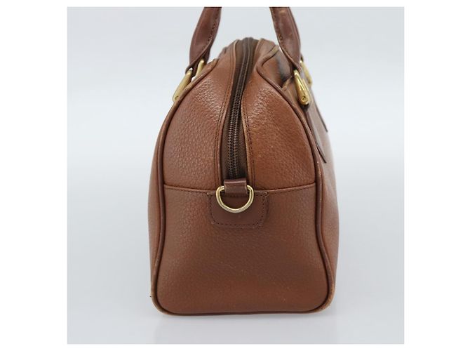 Borsa Burberry in pelle marrone oro Auth ep15010 D'oro - vista 4