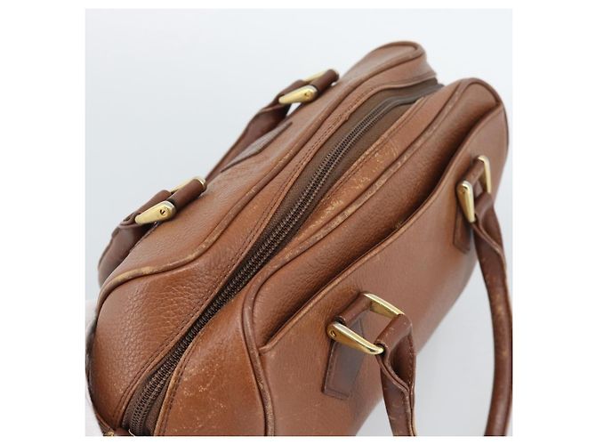 Borsa Burberry in pelle marrone oro Auth ep15010 D'oro - vista 6