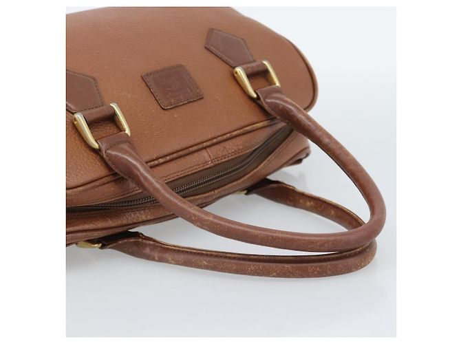 Borsa Burberry in pelle marrone oro Auth ep15010 D'oro - vista 7