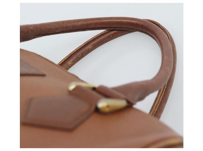 Borsa Burberry in pelle marrone oro Auth ep15010 D'oro - vista 8