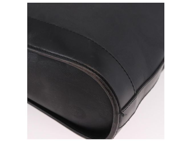 Borsa a tracolla Christian Dior Trotter PVC Nero Oro Auth bs35923 D'oro - vista 12