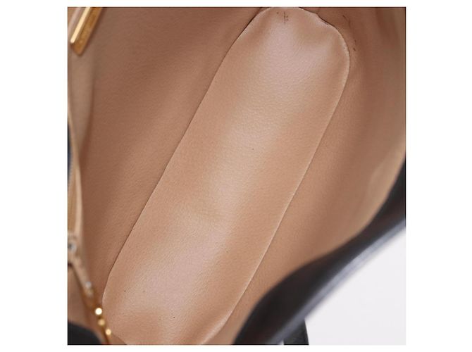 Borsa a tracolla Christian Dior Trotter PVC Nero Oro Auth bs35923 D'oro - vista 19