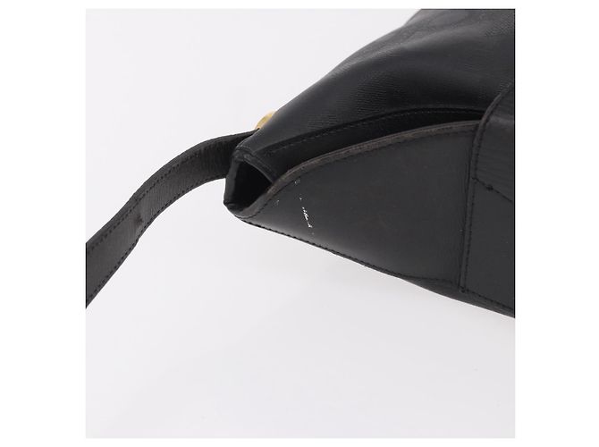 Borsa a tracolla Christian Dior Trotter PVC Nero Oro Auth bs35923 D'oro - vista 7