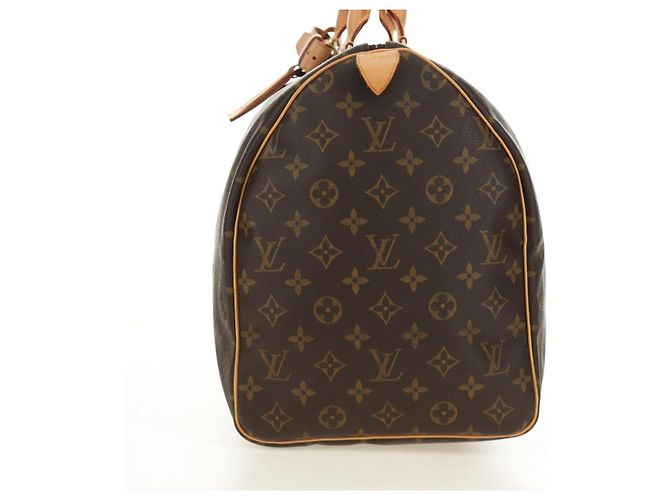 LOUIS VUITTON Monogram Keepall 50 Boston Bag M41426 LV Auth 188942SAV Monogramma - vista 3