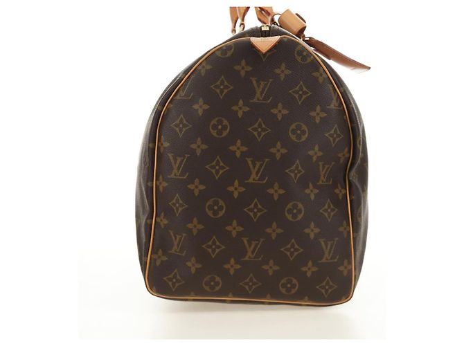 LOUIS VUITTON Monogram Keepall 50 Boston Bag M41426 LV Auth 188942SAV Monogramma - vista 4