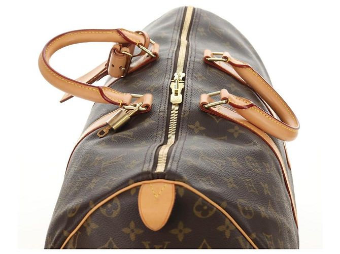 LOUIS VUITTON Monogram Keepall 50 Boston Bag M41426 LV Auth 188942SAV Monogramma - vista 6