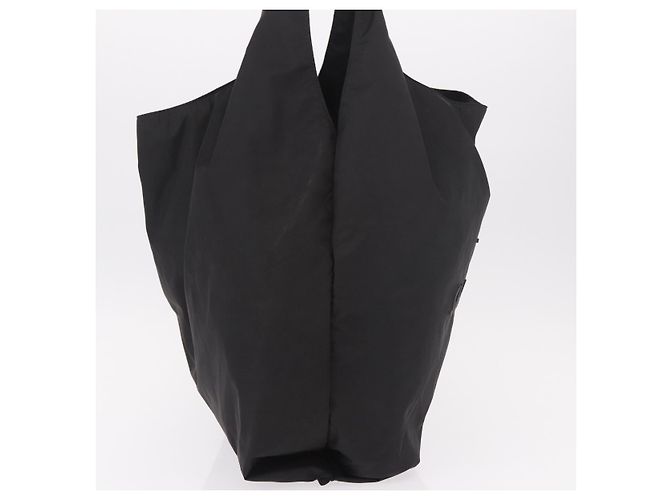 Borsa a mano Salvatore Ferragamo in nylon nero Auth ka5019A - vista 4